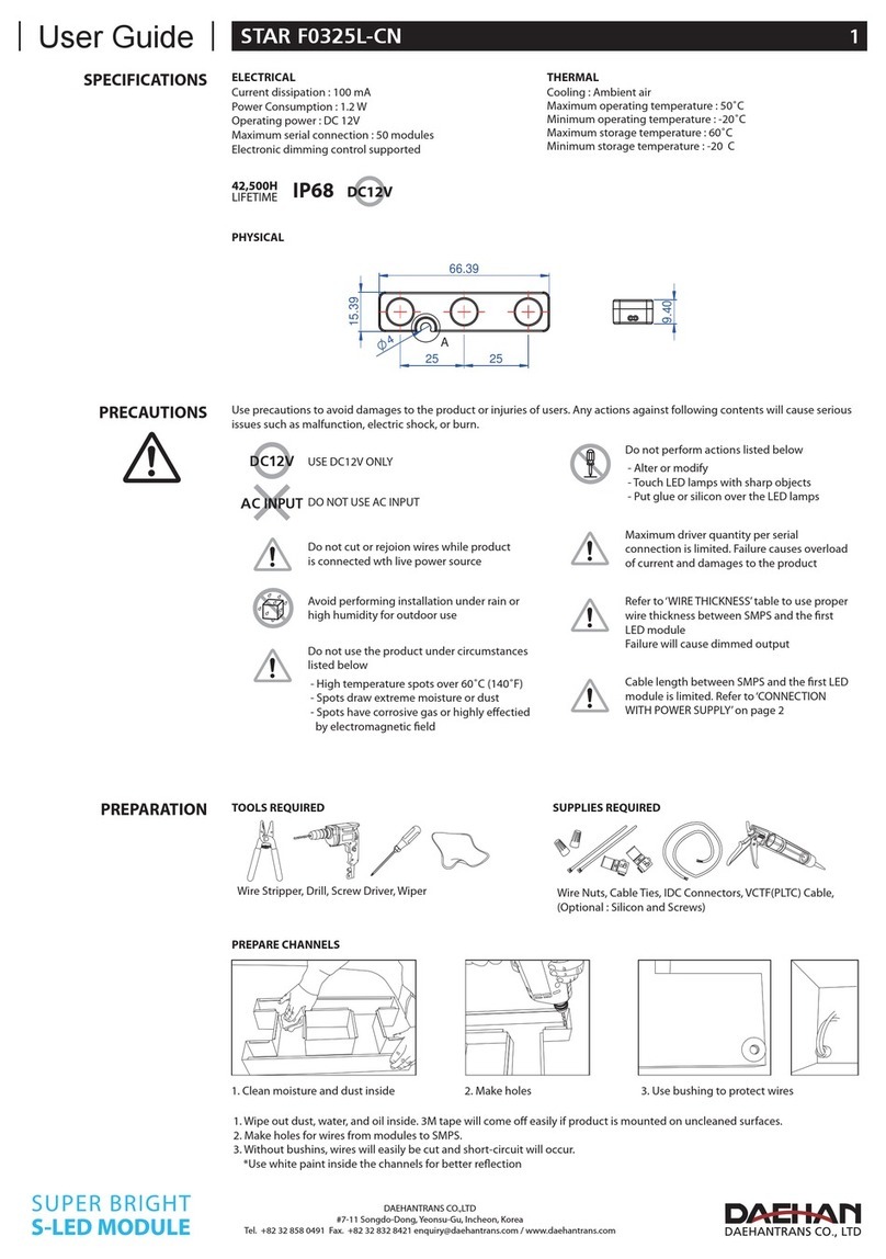 DAEHAN STAR F0325L-CN user guide