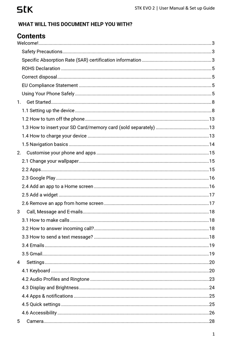 STK Professional Audio EVO 2 User manual STK Professional Audio EVO 2 User manual