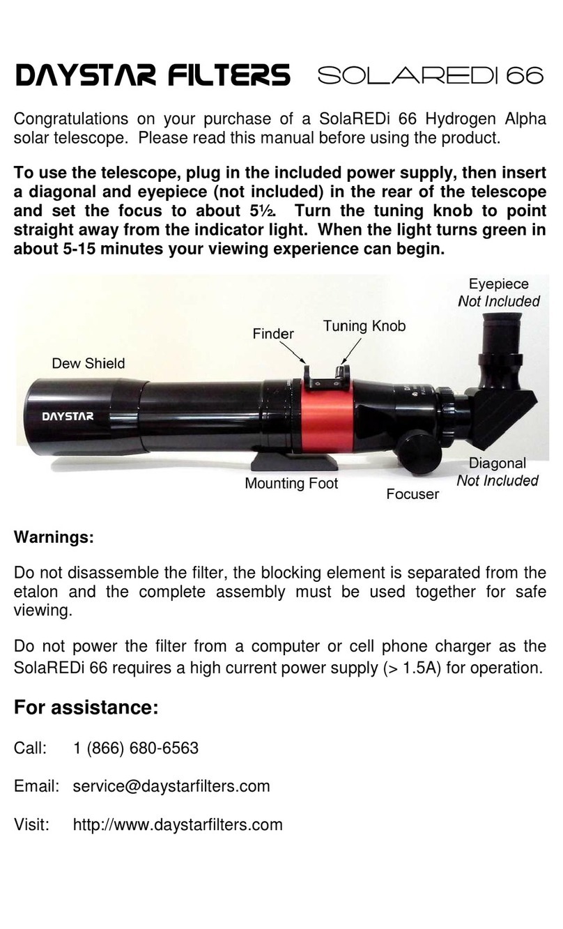 DayStar Filters SolaREDi 66 User manual