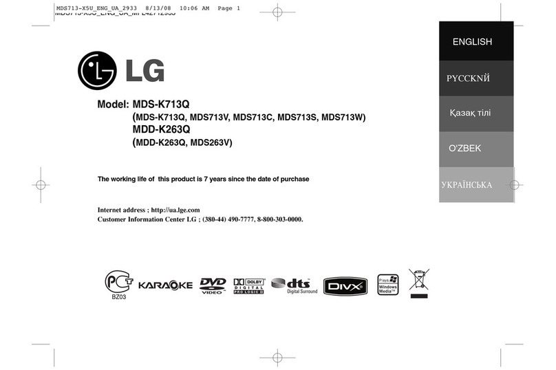 LG MDS-K713Q User manual