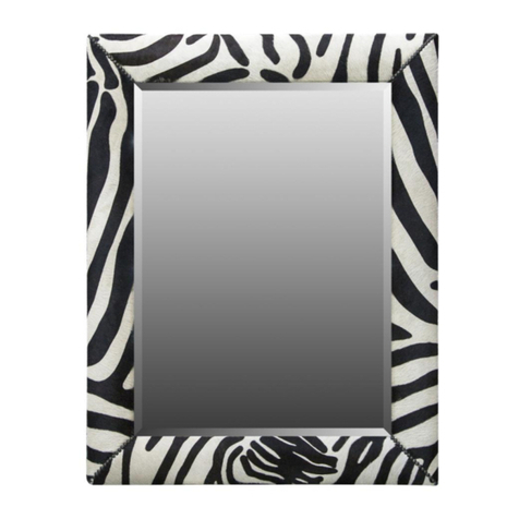 Williams-Sonoma Hide Mirror Zebra Wall Assembly instructions