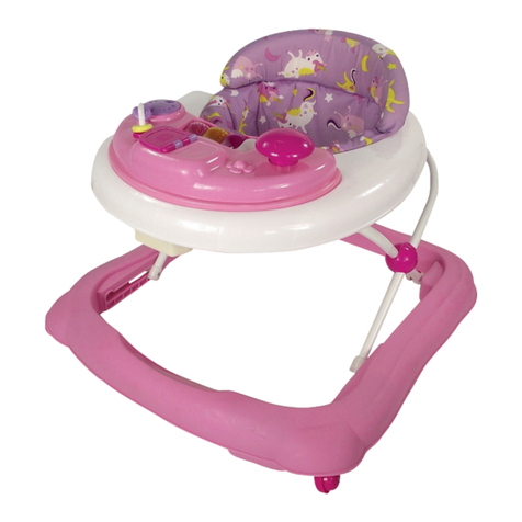 Red Kite Baby Go Round Jive Instruction leaflet