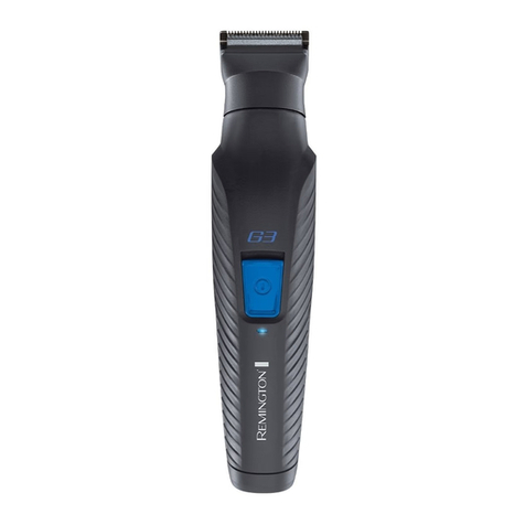 Remington G3 Graphite Series quick start guide