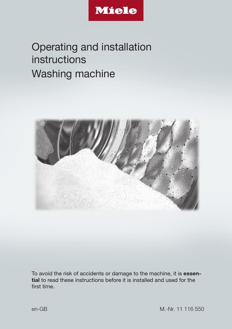 Miele PWM 506 Mop Star 60 User manual