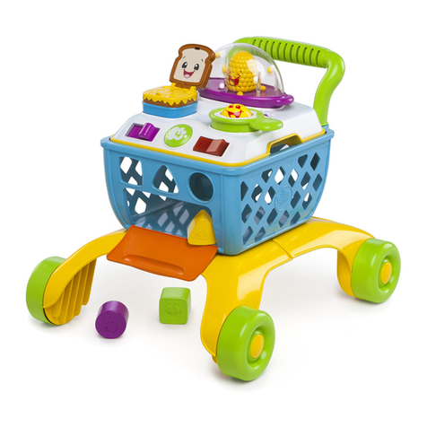 Bright Starts Giggling Gourmet 4-in-1 Shop 'n Cook Walker 52130... manual