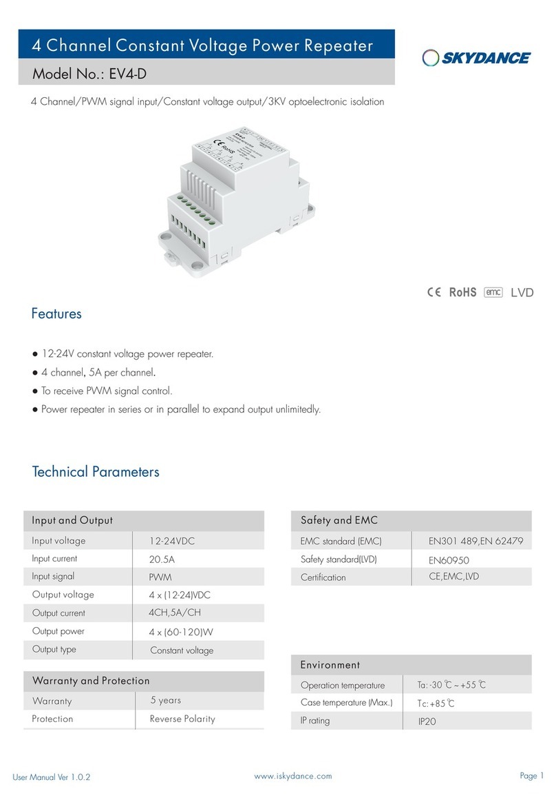 SKYDANCE EV4-D user manual
