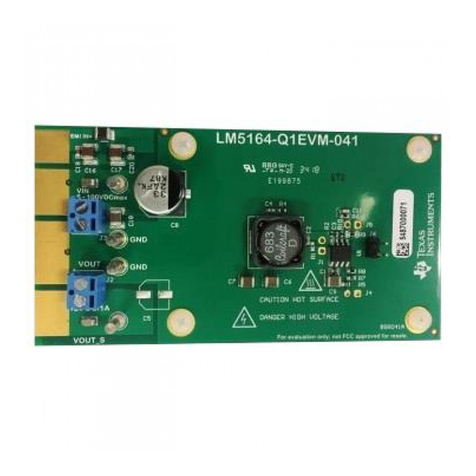 Texas Instruments LM5164-Q1 EVM User manual Texas Instruments LM5164-Q1 EVM User manual