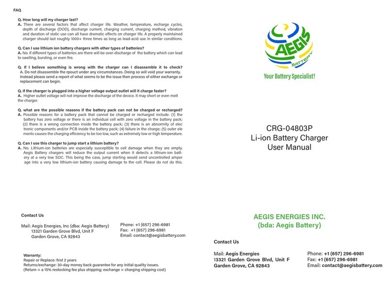 Aegis CRG-04803P User manual