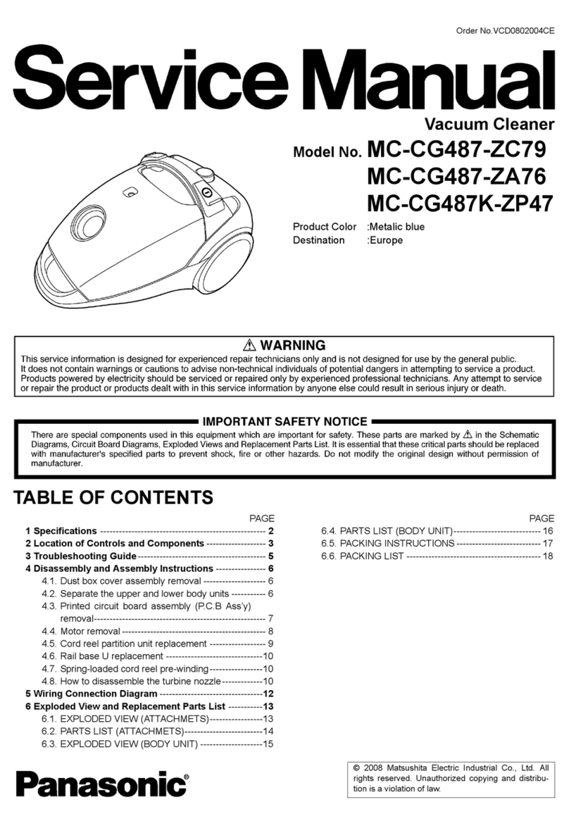 Panasonic MC-CG487-ZC79 Service manual