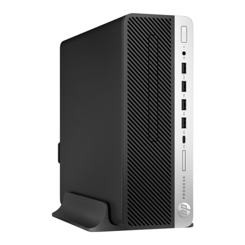 HP ProDesk 600 G4 Installation instructions
