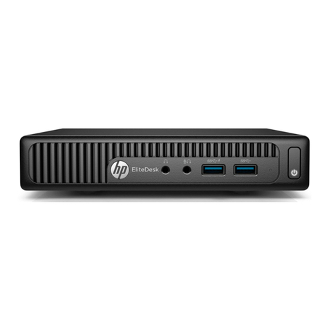 HP EliteDesk 705 G2 Desktop Mini Installation instructions