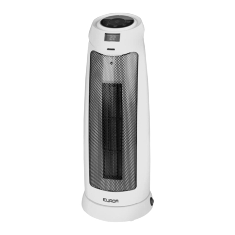 EUROM Safe-t-Heater 2000 Tower instruction manual