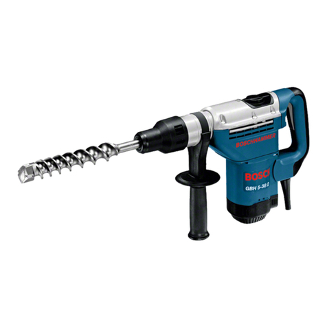 Bosch GBH 5-38 Setup guide