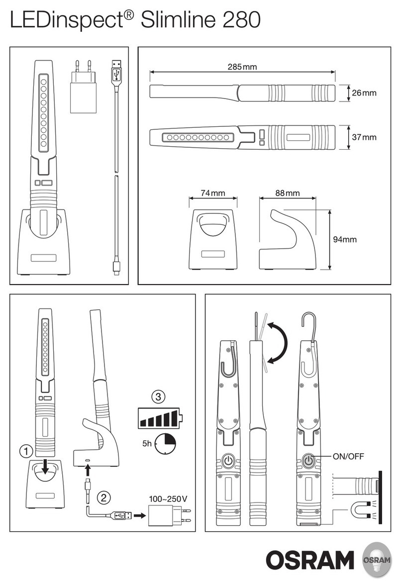 Osram LEDinspect Slimline 280 User manual