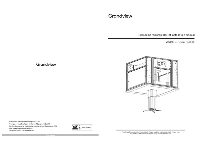 Grandview GPCD50 Series installation manual