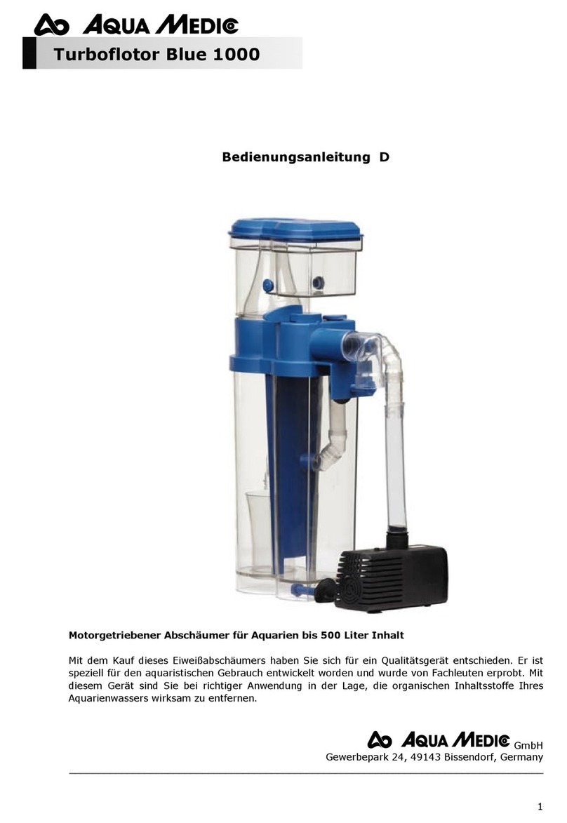 Aqua Medic Turboflotor Blue 1000 Operation manual Aqua Medic Turboflotor Blue 1000 Operation manual
