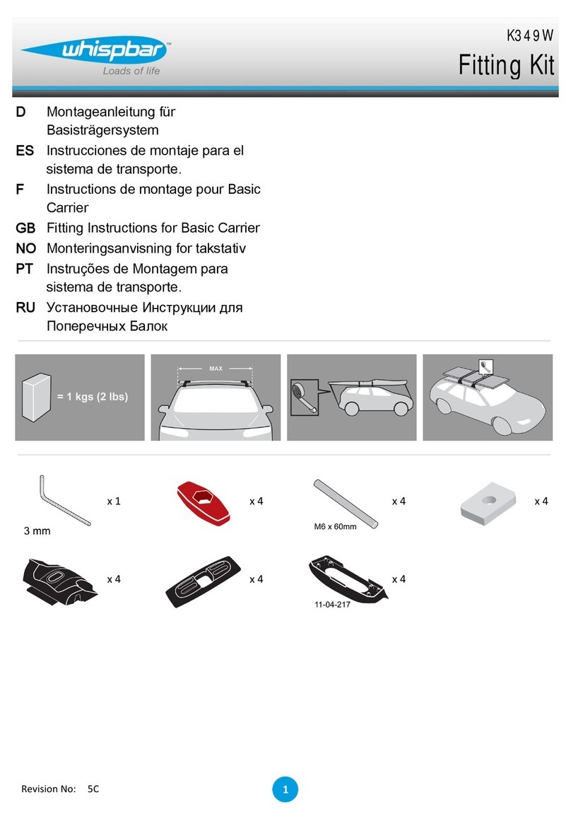 Whispbar K349W User manual