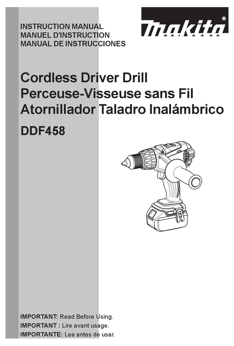Makita DDF458 User manual