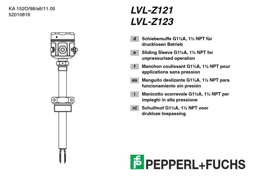 Pepperl+Fuchs LVL-Z121 manual