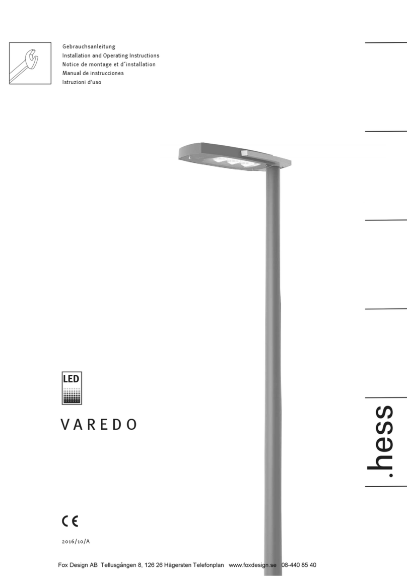 Hess VAREDO Installation and operating instructions Hess VAREDO Installation and operating instructions