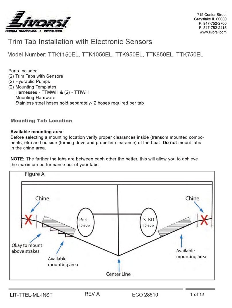 Livorsi TTK1150EL Installation