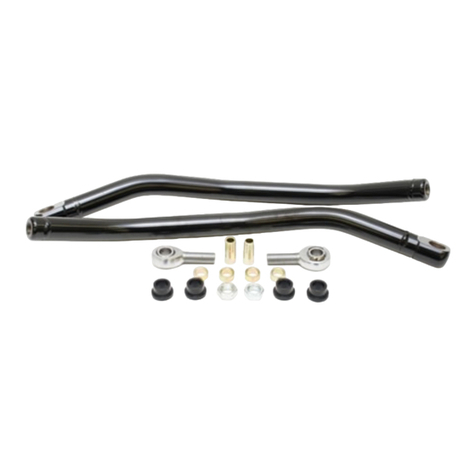 High Lifter Arctic Cat Wild Cat Lower Radius Bars quick start guide