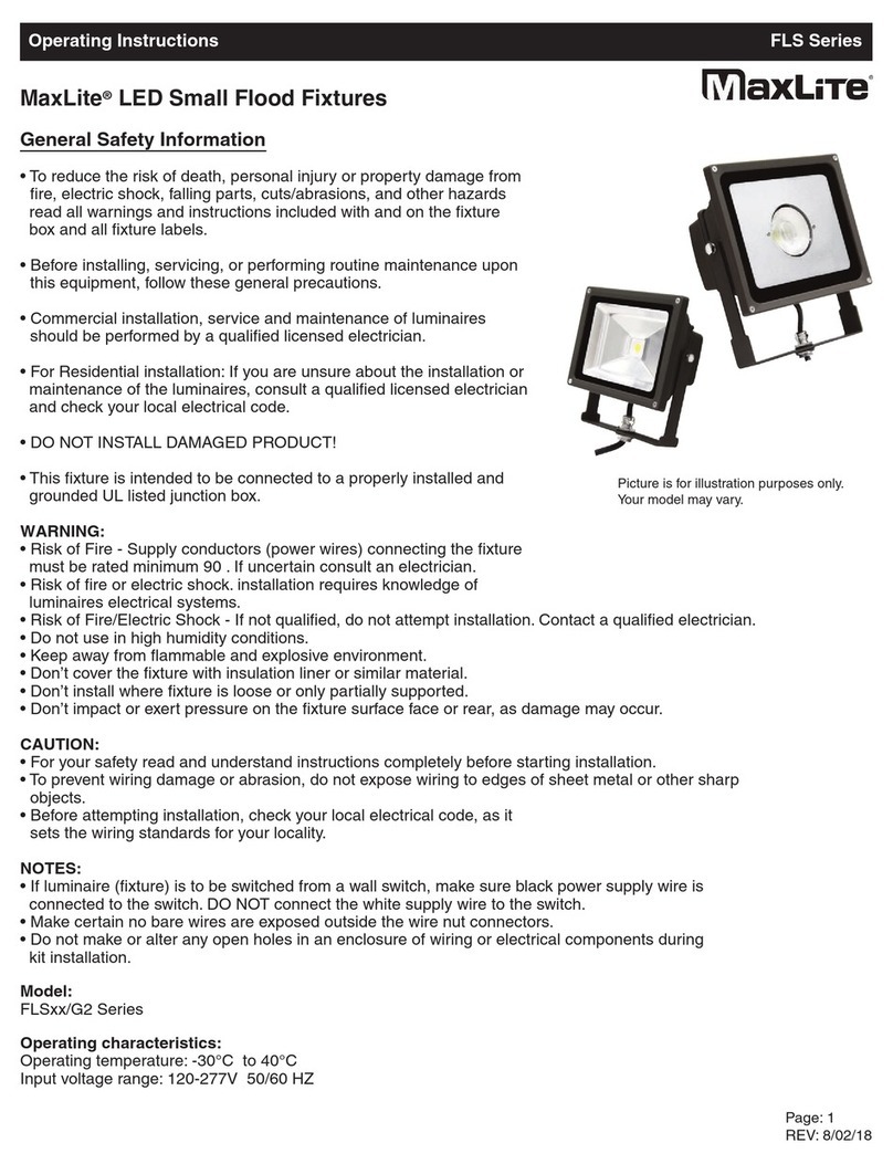 MaxLite FLS Series User manual
