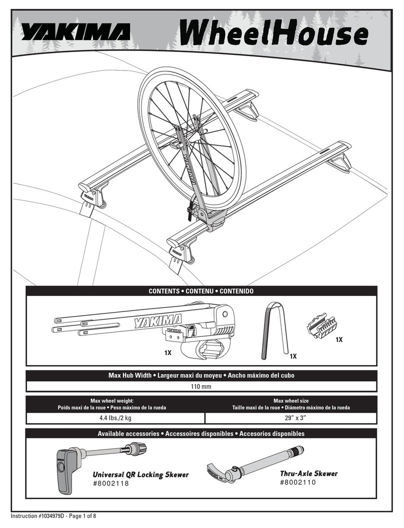Yakima WheelHouse User manual Yakima WheelHouse User manual