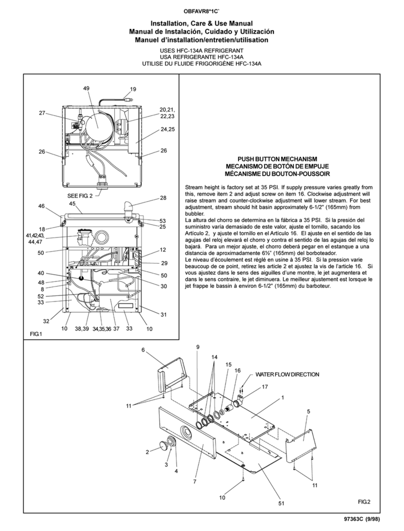 Elkay OBFAVR8*1C Installation manual