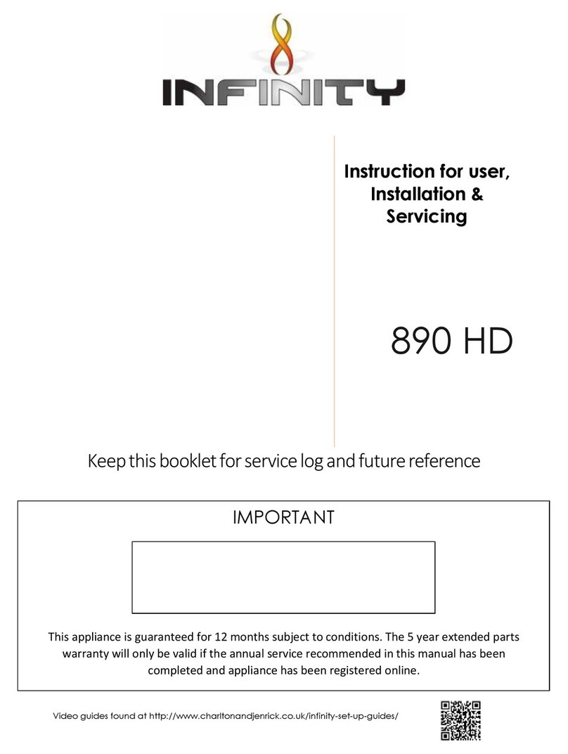 Infinity 890 HD Instruction for user, Installation & Servicing Infinity 890 HD Instruction for user, Installation & Servicing