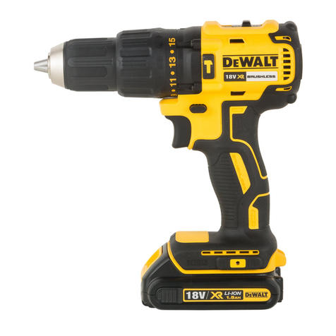 DeWalt XR LI-ION DCD778 User manual