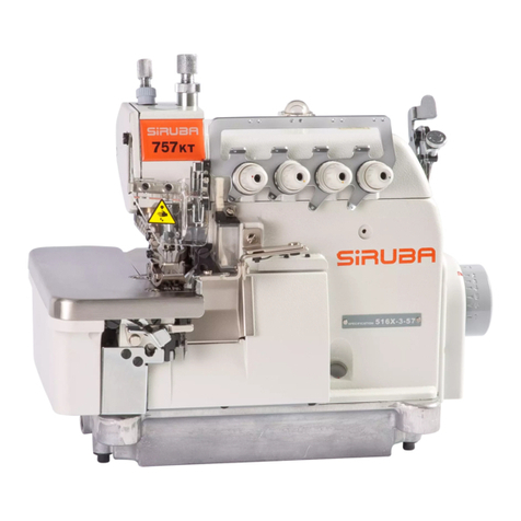 Siruba 700KT User manual
