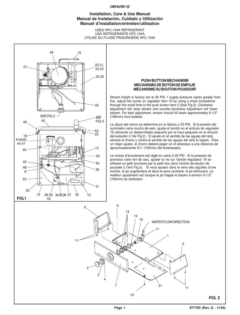 Elkay OBFAVR8*1E Installation manual