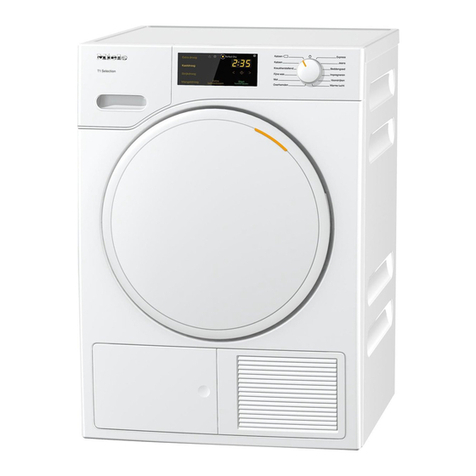 Miele TSB 143 WP operating instructions