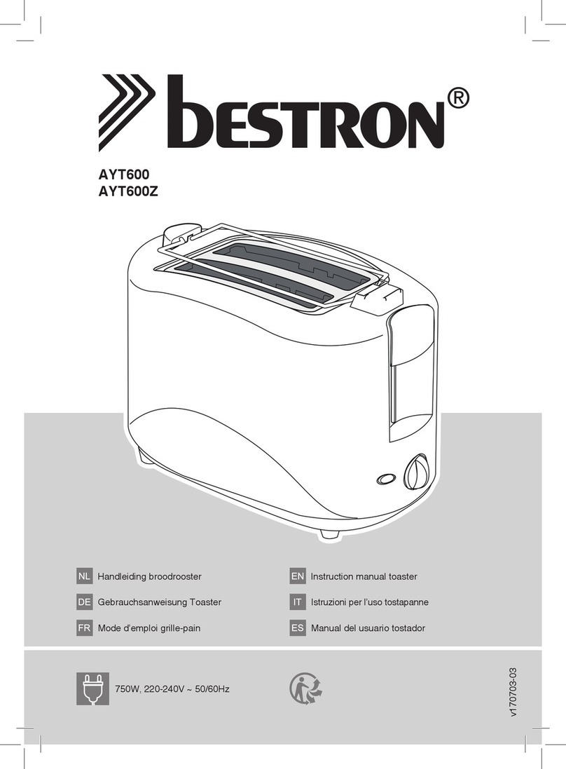 Bestron AYT600 instruction manual