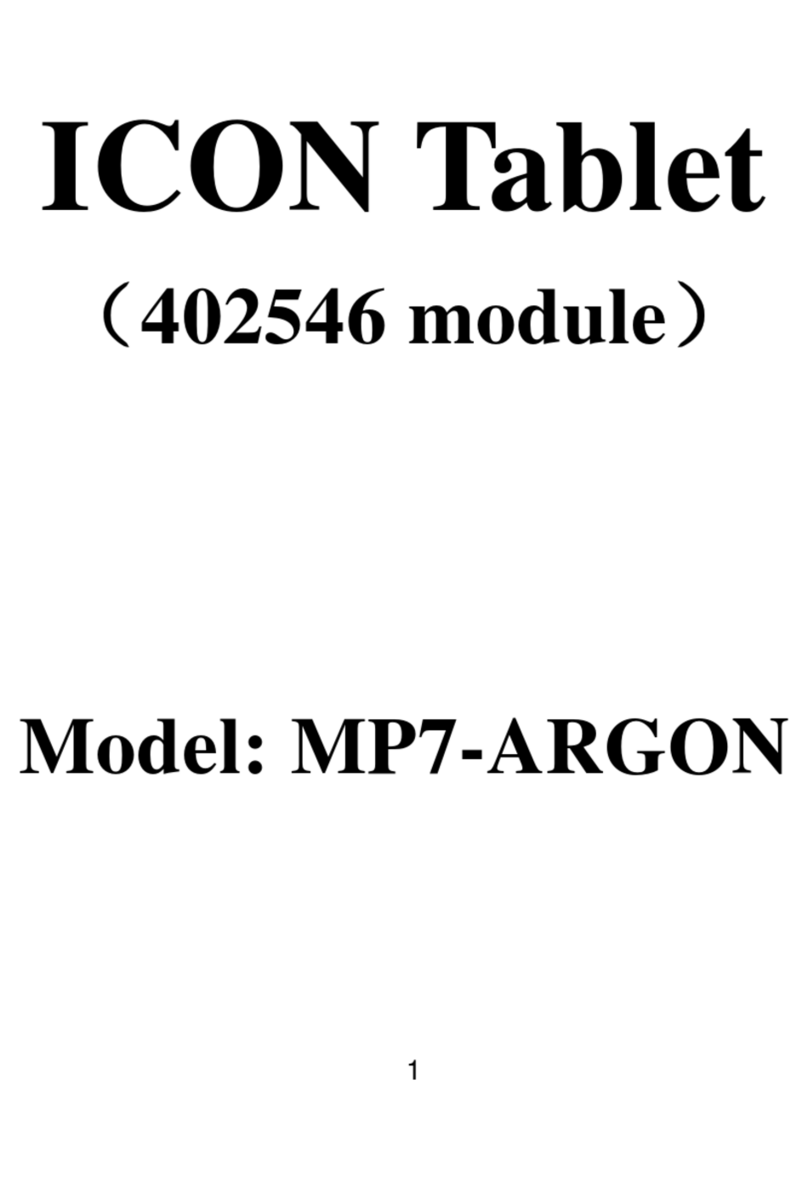 ICON MP7-ARGON User manual