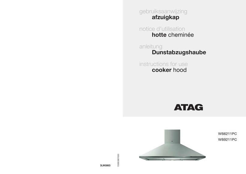 Atag WS6211PC Instructions for use