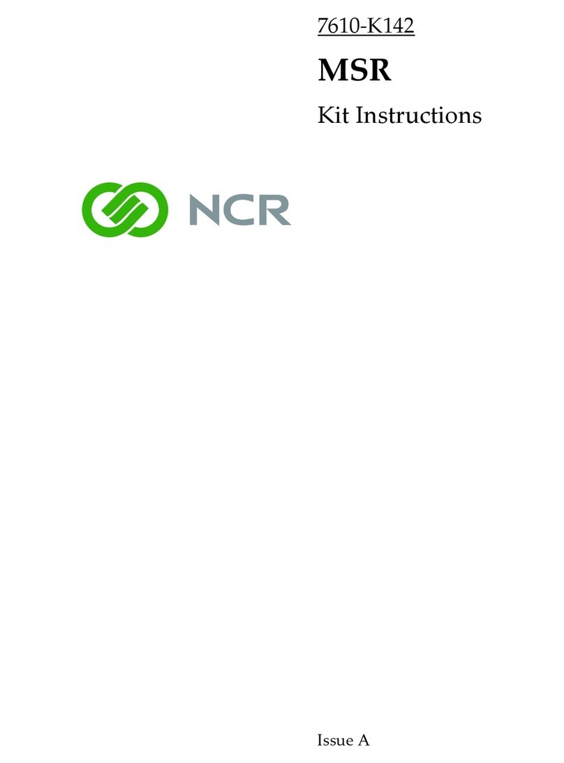 NCR MSR 7610-K142 instructions