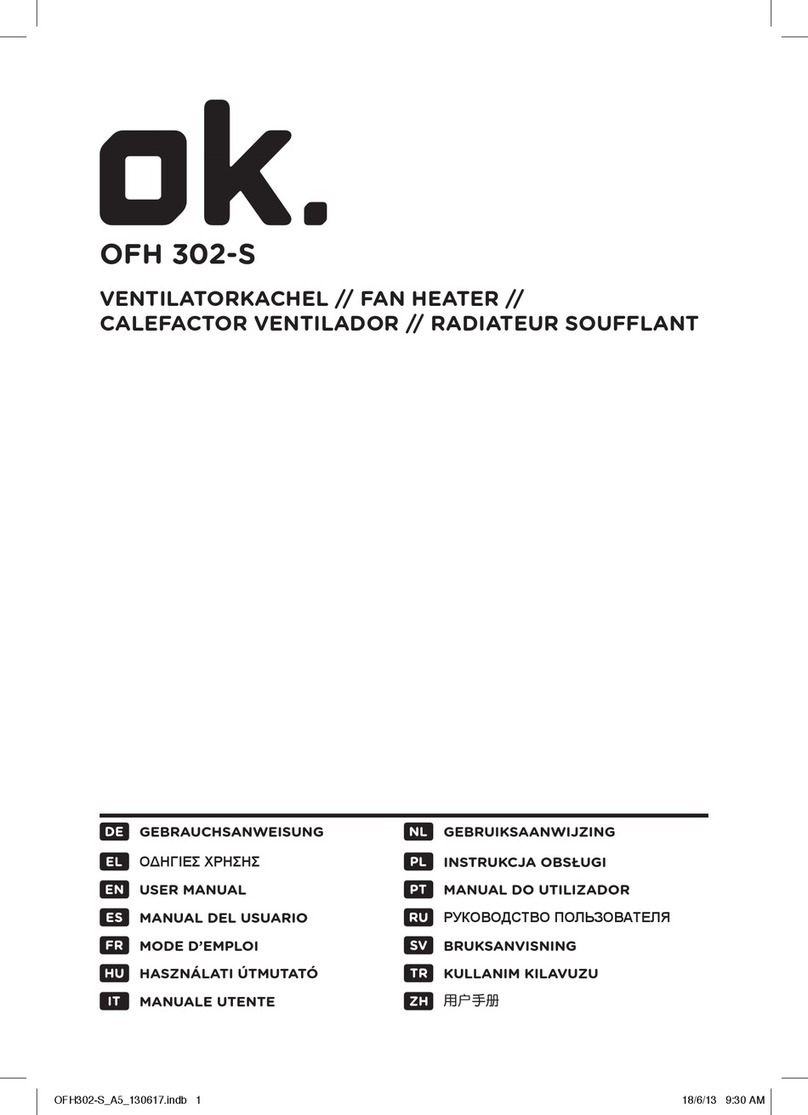 O.K. OFH 302-S user manual
