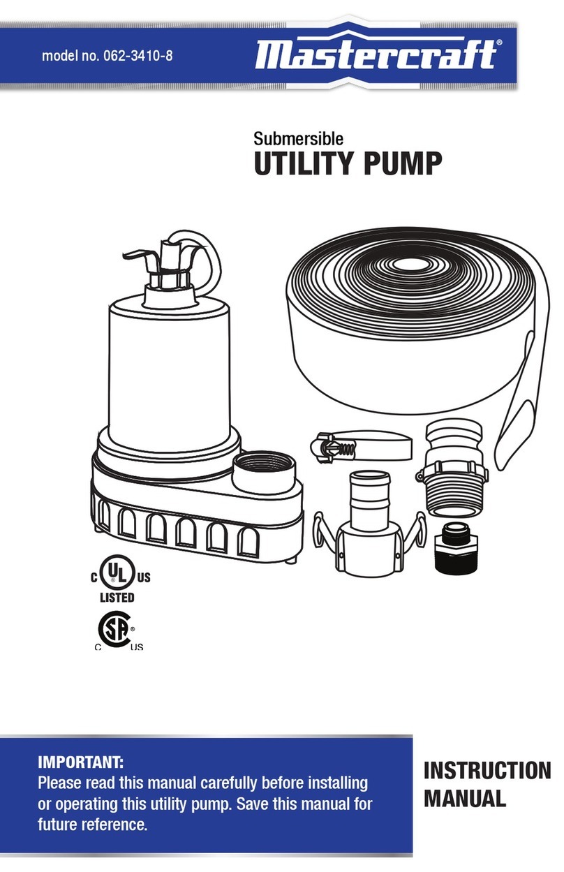 MasterCraft 062-3410-8 User manual MasterCraft 062-3410-8 User manual
