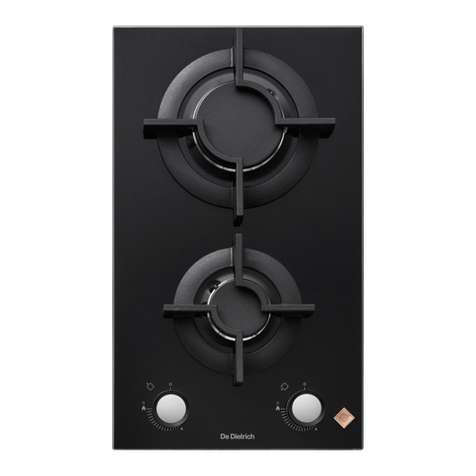 DeDietrich DPG7340 Series Quick start guide