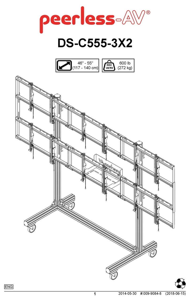 peerless-AV DS-C555-3X2 User manual
