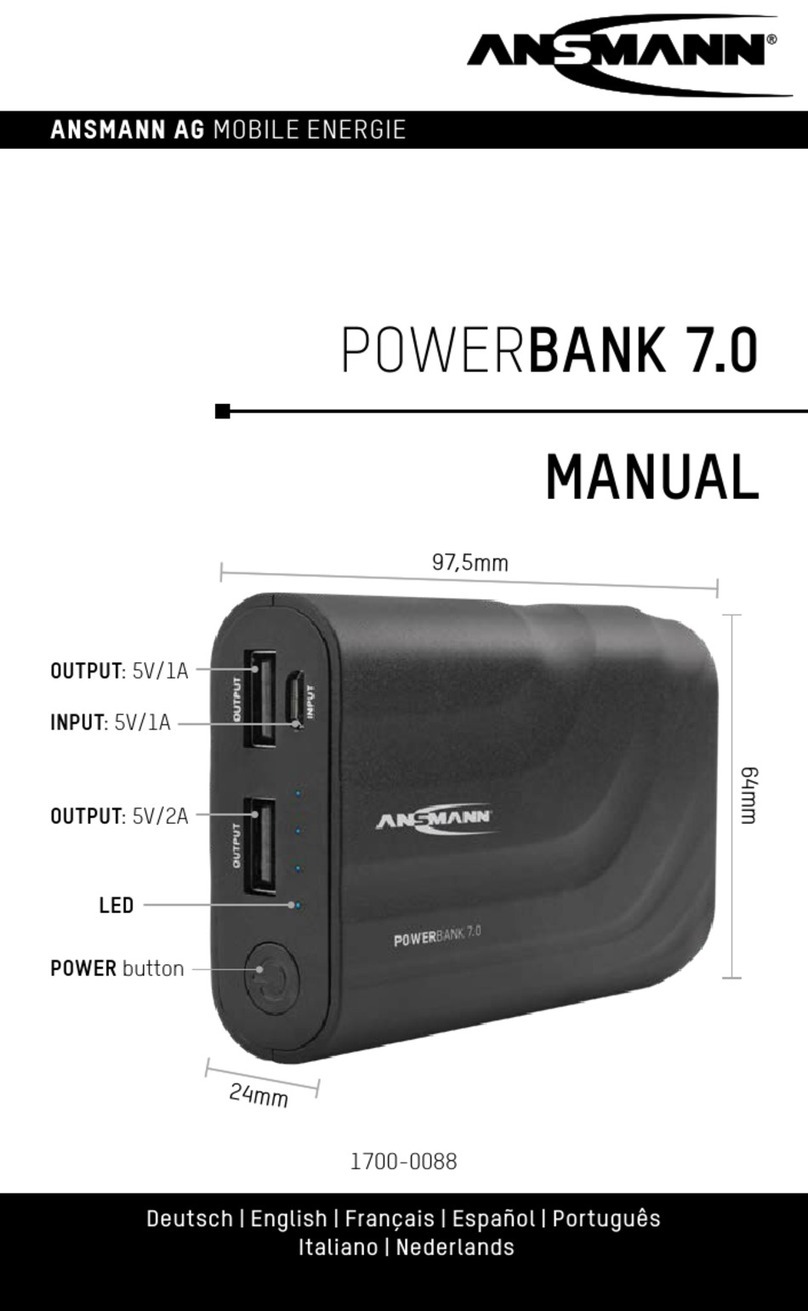 ANSMANN POWERBANK 7.0 manual