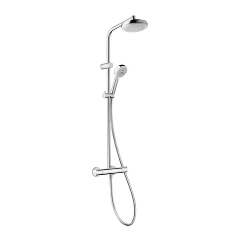 Hans Grohe MyClub 180 Showerpipe 26735400 Manual