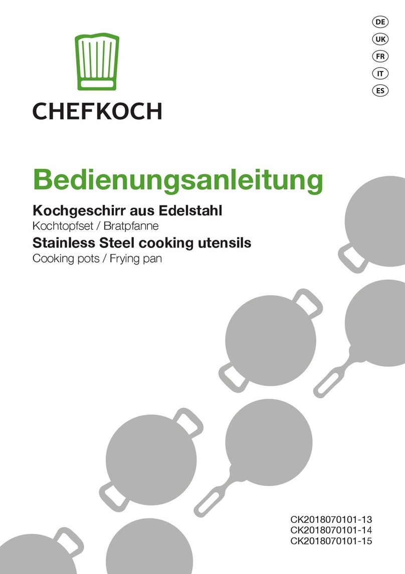 CHEFKOCH CK2018070101-13 Instructions for use