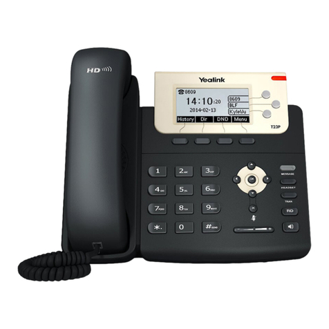 Yealink T2 series quick start guide