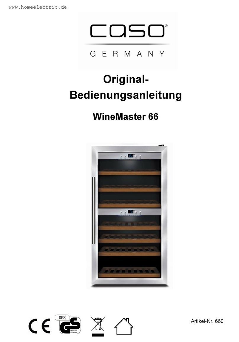 Caso winemaster 66 User manual