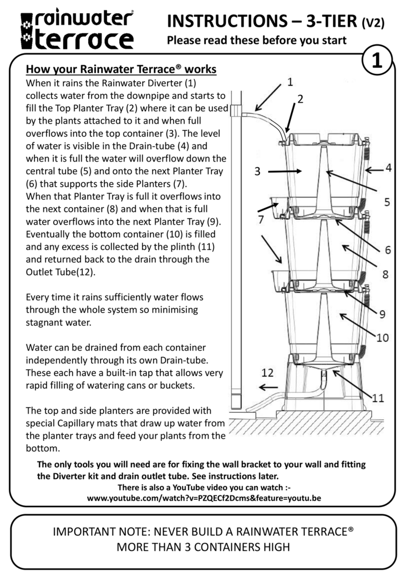Rainwater Terrace 3-TIER V2 instructions