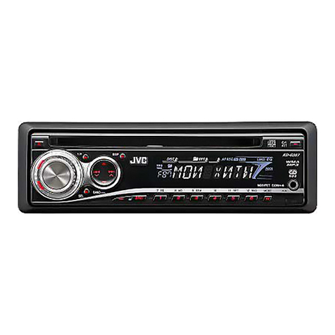 JVC CD Receiver KD-G437 User manual JVC CD Receiver KD-G437 User manual