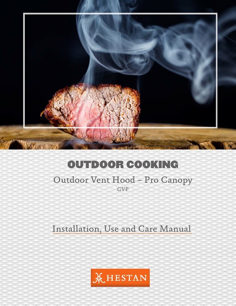 hestan GVP Series Installation use and care manual